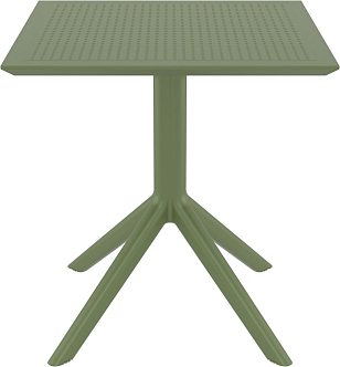 Стол Siesta Contract Sky 70 Цвет: оливковый, садовая мебель