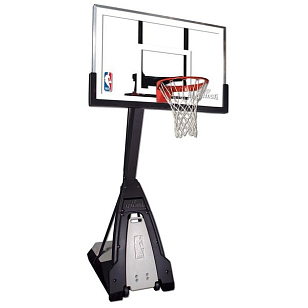 Баскетбольная стойка NBA THE BEAST PORTABLE 60" мобильная стекло для хобби и пикника