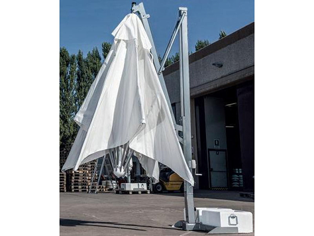 Зонт уличный квадратный Galileo Inox 