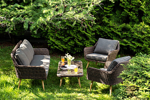 Лаунж-зона 4SIS Прованс, цвет коричневый, садовая мебель