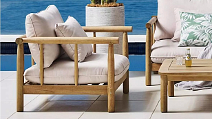 Кресло из тика Joygarden Bungalow для дачи Кресло из тика Joygarden Bungalow, садовая мебель