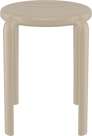 Табурет Siesta Contract Tom 45 Цвет: бежевый, садовая мебель