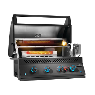 Встраиваемый газовый гриль Napoleon BIG-32 черный для сада