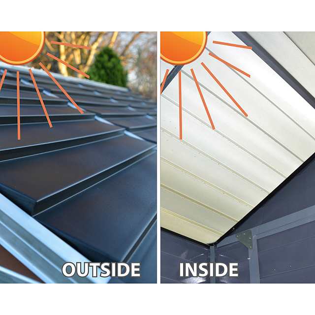 Сарай из поликарбоната Palram Skylight 6x12 Tan 