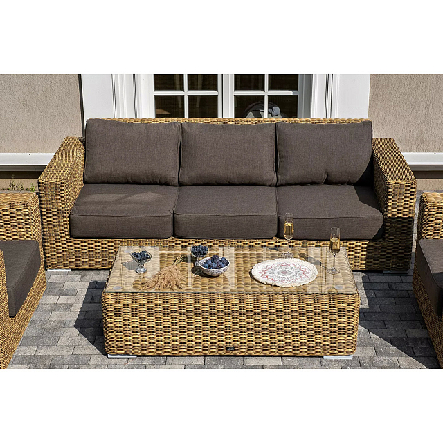 Лаунж-зона 4SIS Боно, цвет соломенный 