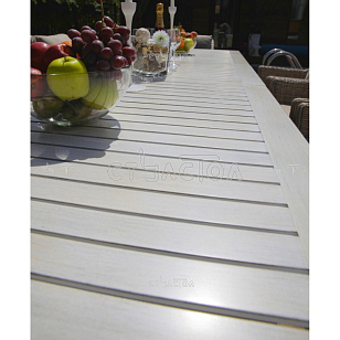 Раскладной стол Lite Toscana бежевый, садовая мебель