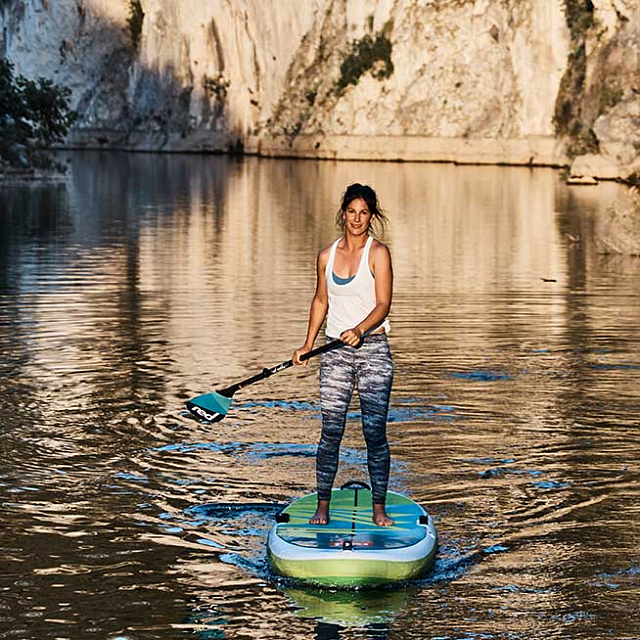 Весло SUP разборное RED PADDLE 2018 CARBON-CARBON (3 piece) LeverLock для серфинга