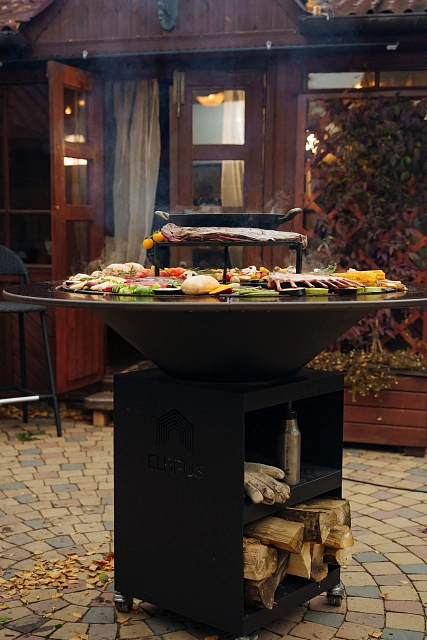 Гриль-очаг Elbrus Home Казбек Ø100 (Термостойкая эмаль)