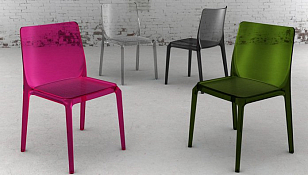 Стул Pedrali Blitz Цвет: серый для дачи Стул Pedrali Blitz Цвет: серый, садовая мебель