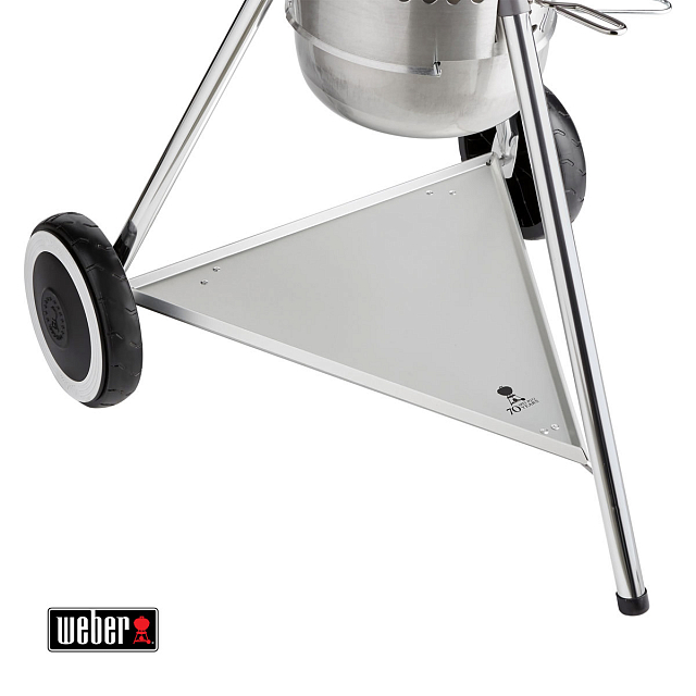 гриль угольный weber 70th anniversary edition, metal grey