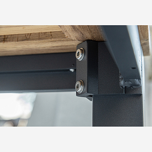 Обеденный комплект Lite Oscar со столешницей из тика, садовая мебель