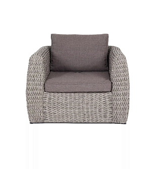 Кресло 4SIS Кальяри (гиацинт), цвет серый, садовая мебель