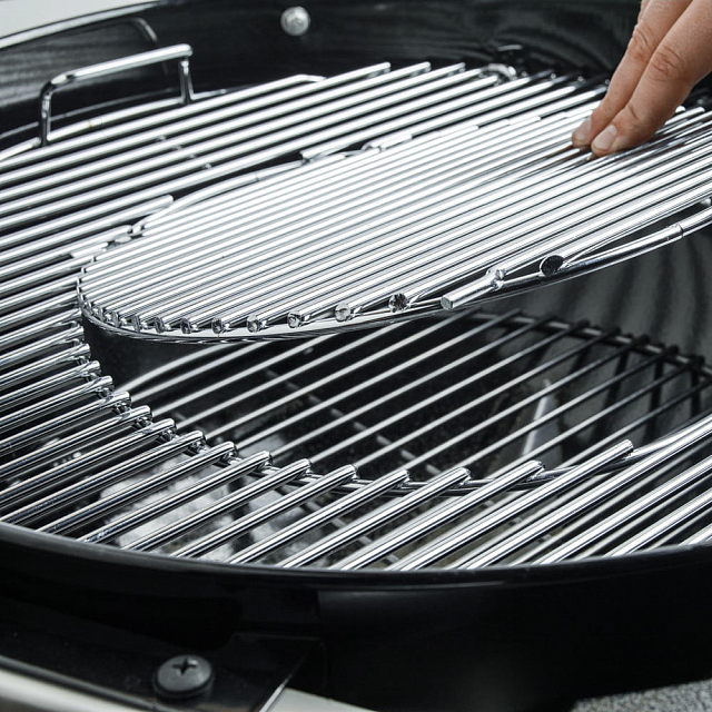 гриль угольный weber master-touch gbs c-5750, дымчатый