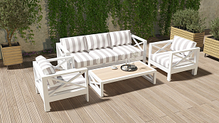 Лаунж зона Joygarden Mia L для дачи Лаунж зона Joygarden Mia L, садовая мебель