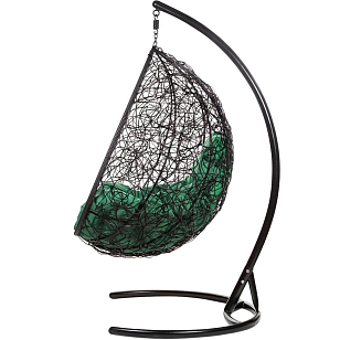 Подвесное кресло Bozollo Capiente Nero, садовая мебель