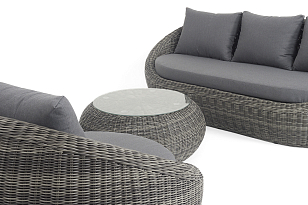 Лаун-зона 4SIS Барселона, цвет графит, садовая мебель