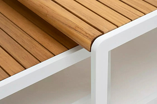 Лаунж зона из алюминия Joygarden Maya XL Цвет: белый, садовая мебель