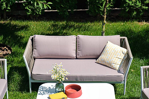 Лаунж-зона 4SIS Касабланка на 4 персоны, цвет серо-коричневый, садовая мебель