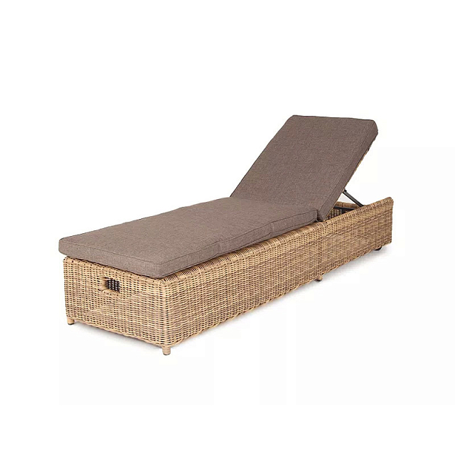 Шезлонг с подушкой 4SIS Рим Цвет: соломенный 