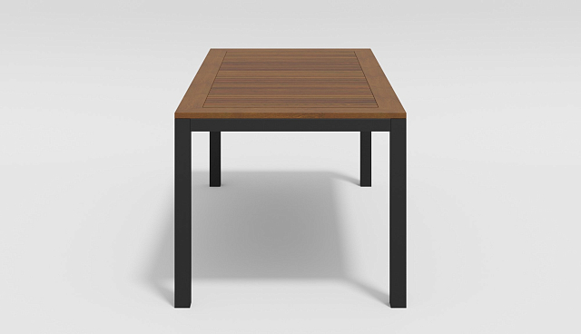 Стол обеденный Gardenini Bella 180 Цвет: Темно-серый 