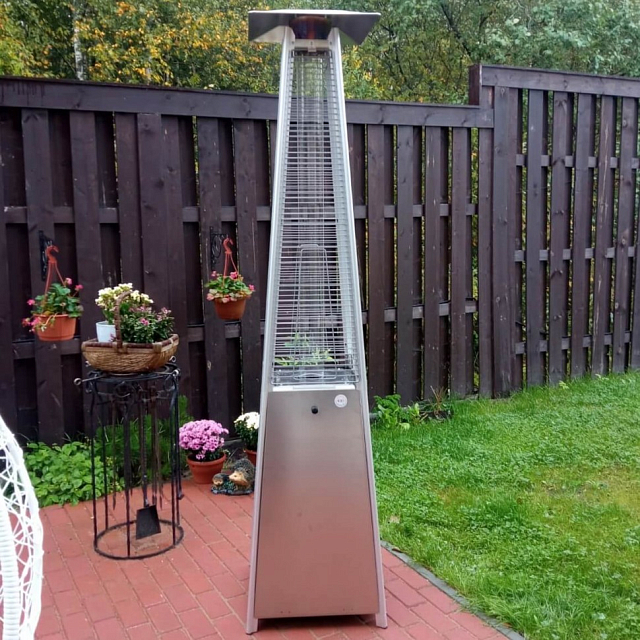 Уличный газовый обогреватель WWT 13I Stainless steel 
