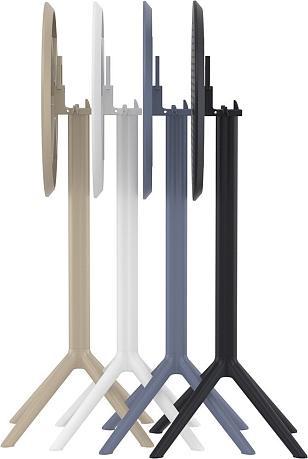 Стол барный Siesta Contract Sky Ø60 Цвет: бежевый, садовая мебель