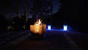 Очаг кварцевый Firecup Хрустальный, уличное оборудование