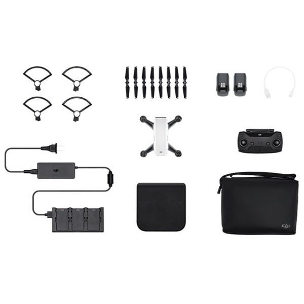 Квадрокоптер DJI Spark Spark Combo (Alpine White, белый)