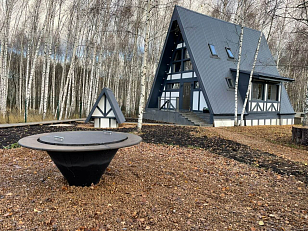 Гриль-очаг Elbrus Home Этна Ø120 (Термостойкая эмаль) для сада