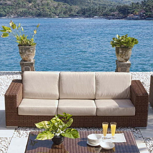 Диван с подушками Skyline Design CUATRO 2013 RED PULUT для дачи Диван с подушками Skyline Design CUATRO 2013 RED PULUT, садовая мебель