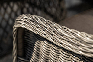 Обеденная группа 4SIS Равенна Цвет: графит для дачи Обеденная группа 4SIS Равенна Цвет: графит, садовая мебель