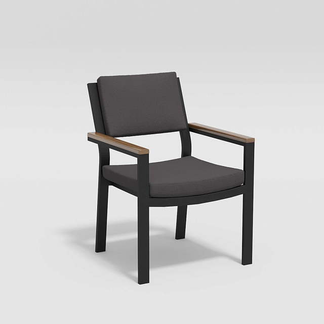 Обеденная зона Gardenini Bella 220 Карбон / Антрацит 