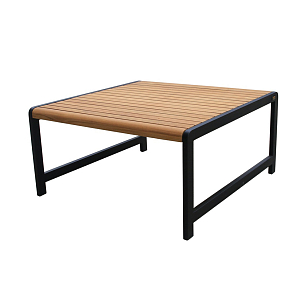 Комплект кофейных столов из алюминия Joygarden Maya Темный графит, садовая мебель