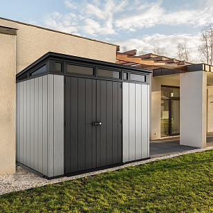 Пластиковый сарай Keter Artisan 9x7 для сада и загородного дома Пластиковый сарай Keter Artisan 9x7, уличное оборудование