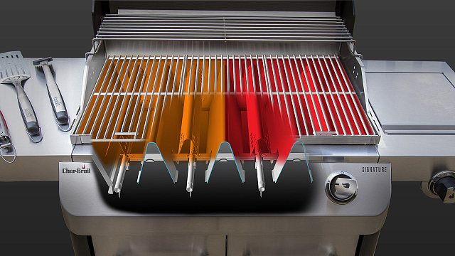 гриль газовый char-broil signature series 4s