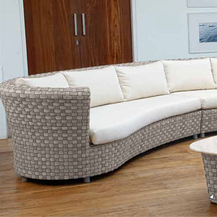 Диван правый Skyline Design FLORENCE с подушками для дачи Диван правый Skyline Design FLORENCE с подушками, садовая мебель