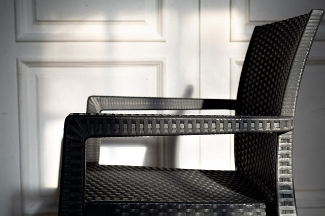 Обеденный комплект Modus темно-серый на 4 персоны 