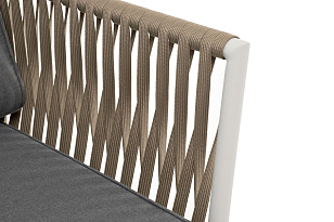 Кресло 4SIS Касабланка Цвет: светло-серый (RAL7035) муар, серо-коричневый, серый для дачи Кресло 4SIS Касабланка Цвет: светло-серый (RAL7035) муар, серо-коричневый, серый, садовая мебель