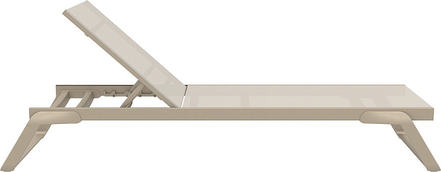 Шезлонг-лежак Siesta Contract Tropic Цвет: бежевый 