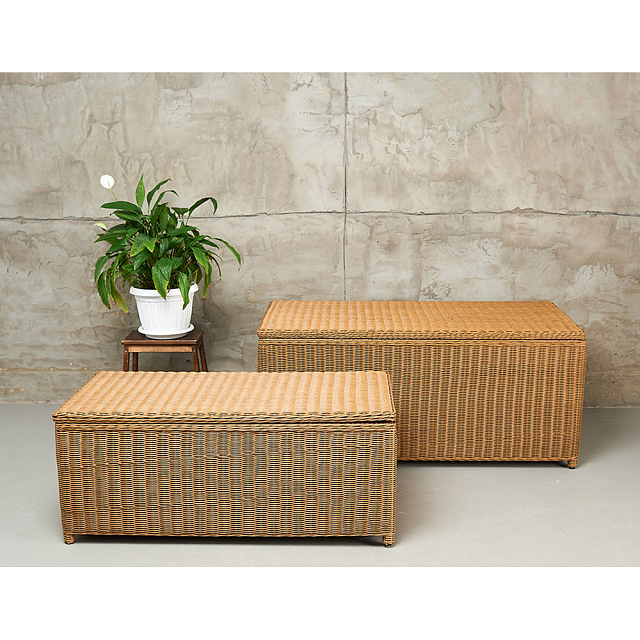 Набор из 2х сундуков Lite Karl 120 и 140 Цвет: соломенный 