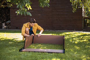 Кашпо-грядка Keter Maple House Цвет: коричневый, уличное оборудование