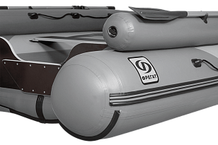 Лодка ПВХ Фрегат 350 Air F (НДНД) серая для отдыха за городом Лодка ПВХ Фрегат 350 Air F (НДНД) серая для хобби и пикника