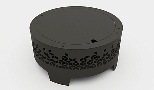 Уличный очаг Grey Stone Flamm Rhomb для сада и загородного дома Уличный очаг Grey Stone Flamm Rhomb, уличное оборудование