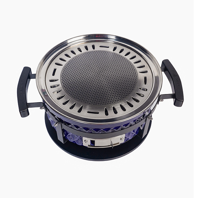 Настольный керамический гриль Diamond Egg Tabletop Grill Цвет: синий