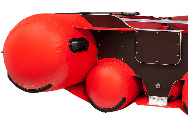 Лодка ПВХ Фрегат 430 FM Light Jet/L/S красная