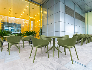 Кресло Siesta Contract Sky Pro Цвет: оливковый для дачи Кресло Siesta Contract Sky Pro Цвет: оливковый, садовая мебель