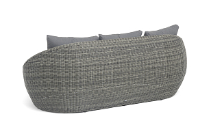 Диван трехместный 4SIS Барселона, цвет графит, садовая мебель