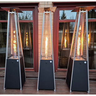 Уличный газовый обогреватель WWT 13I Black, уличное оборудование