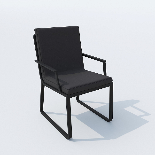 Стул Ideal Patio Alba Цвет: карбон, антрацит 