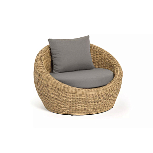 Кресло 4SIS Барселона, цвет соломенный, садовая мебель